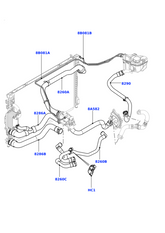 Radiator Hose Pipe LR026707 For LAND ROVER RANGE ROVER EVOQUE L538 Tag-H-318